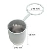 AUPROTEC Towing Hitch Protective Cap with Locking Ring Ball Protection