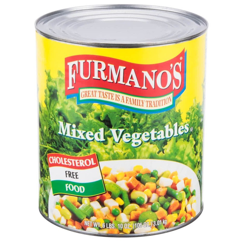 Mixed Vegetables - #10 Can - 6/Case TableTop King