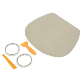 KUAFU Center Console Armrest Cover Compatible with 2009-2015 Honda Pilot Console Lid Cover Pad Replacement PVC - Gray