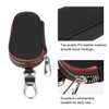 KIMISS Key Case Holder, Universal Car Auto PU Leather Zipper