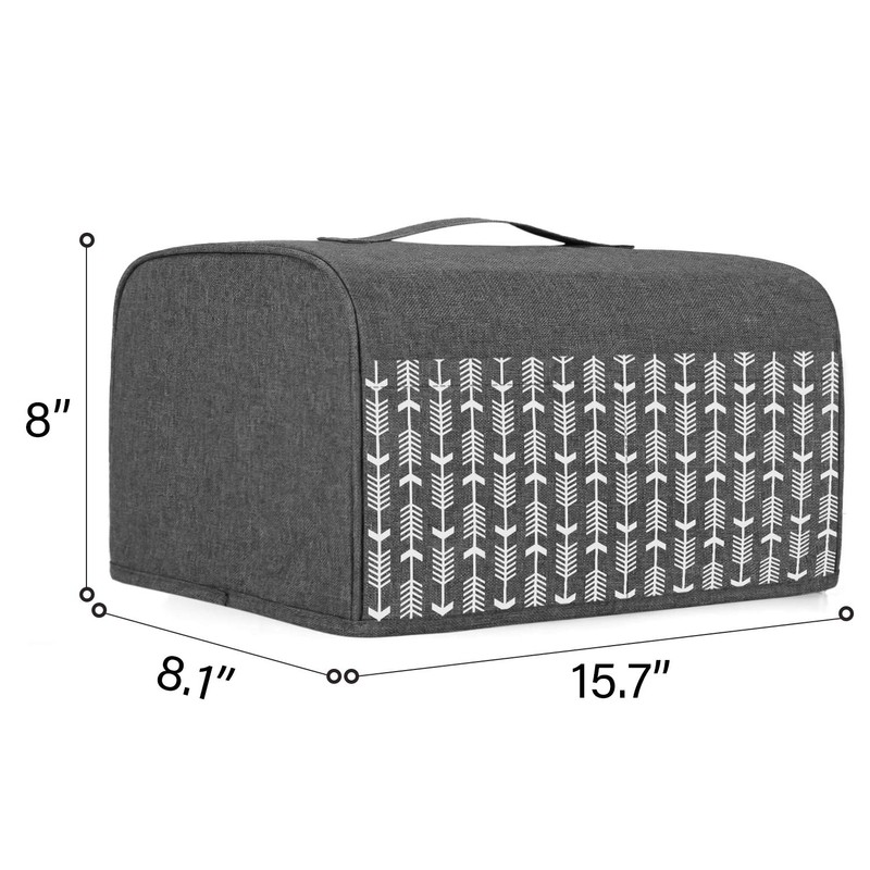Yarwo 4 Slice Toaster Cover with Pockets and Top Handle,