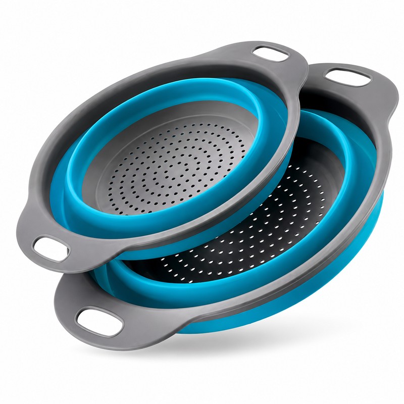 Collapsible Colander for Washing & Draining – Folding Fruit and