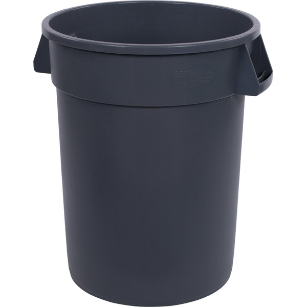 Carlisle FoodService Products CFS 34103223 Bronco Round Waste Container Only, 32 Gallon, Gray