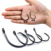 9KM DWLIFE Circle Hooks, Saltwater 25pcs/pack, Hook with Inline Barb,
