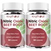 Kraftvoll Nitric Oxide Beet Root Gummies 6000MG - Sugar-Free, Mixed