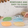 LELE LIFE Shower Soap Dish Elegant Leaf Soap Holder Double