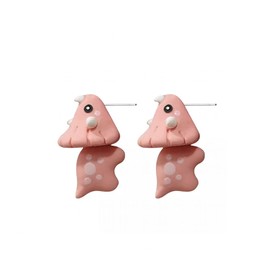 Ulobey Cute Animal Bite Ear Studs Earring - Fashion 3D Polymer Clay for Girls Women - Simple Cartoon Soft Pottery Ear Studs Decors - Creatives Gifts Accessories - Triceratops