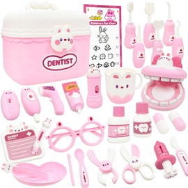 VBACALA Doctor's Case Children from 3 Years, Doctor's Case Children, Dentist Toy Children, Rabbit Dentist Toy, Doctor Case, Children's Doctor's Case, Role Play for Children 3+ Years