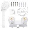 RV Shower Faucet with Shower Head and Hose, 4" ABS