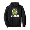 Christmas Santa's Reindeer Lazy Costume Vixen Pullover Hoodie