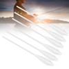 6Pcs Acrylic Large Sinking Floats Fishing Accessory Ecofriendly Transparent White(20g