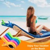 8 PCS Beach Towel Clips for Sun Loungers, Strong Grip
