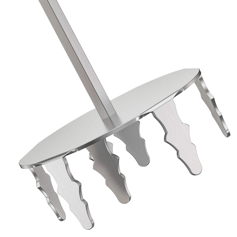 onlyfire 4 Inch Pork Puller, Upgraded Ultra-Sharp Stainless Steel Meat