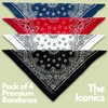 The Peacock Crew Pack of 4 Bandanas in Premium Soft