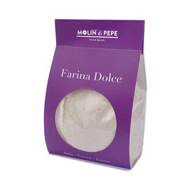 Molin di Pepe - Chestnut Flour | Traditional Drying, Stone Floor | Rich in Aromas and Intense Taste, Healthy, Energetic and Gluten-Free | for Castagnaccio 350 g (Traditional)