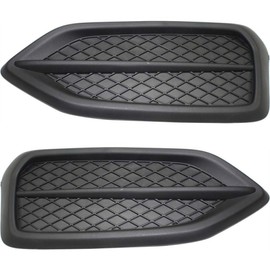 For Honda Civic Fog Light Cover 2014 2015 Driver and Passenger Side Pair/Set | Garnish | Coupe | Black | HO1038122 + HO1039122 | 71107TS8A51 + 71106TS8A51