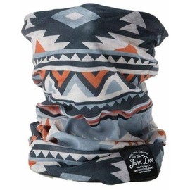John Doe Mexican Multifunctional Scarf (Black/Grey), Black / Grey