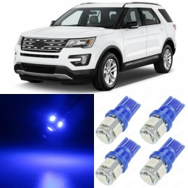 Unbranded 12 x Ultra Blue Interior LED Lights Package For 2011 - 2017 Ford Explorer +TOOL