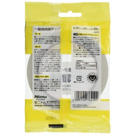 Nitoms PROSELF J0410 Double Sided Tape for General Use, 0.2 inch (5 mm x 20 m), White