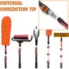 SISUPASSIE Telescoping Extension Pole, Reach to 26FT Telescoping Pole Multi-Purpose