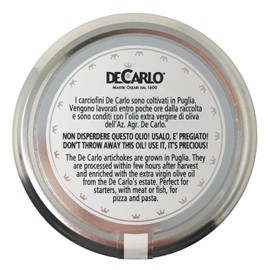 DeCarlo Grilled Baby Artichoke Hearts in Extra Virgin Olive Oil, 10.9 oz