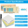 Oaklynet 800 Sheets Sticky Notes and 1 Black Marker, Sticky