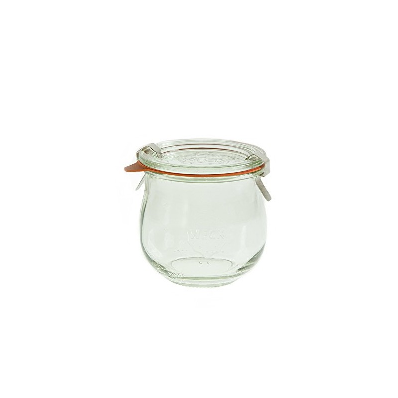 Weck 746 0.36 Liter Tulip Jar, 12.5 Oz - Set
