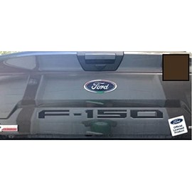 Decal Mods Tailgate Insert Decals Letters Inlays Indent Stickers (Thin) for Ford F150 (2018-2020) (Brown) - CBROWN