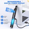 Wireless Presentation Clicker with Telescopic Pointer Stick,Rechargeable Presenter Remote Light