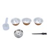 Reusable Coffee Capsule Stainless Steel Easy to Clean Long Lifespan