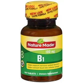 VIT B1 100MG TABLET 100CT NATURE MADE thiamine mononitrate (vit B1)