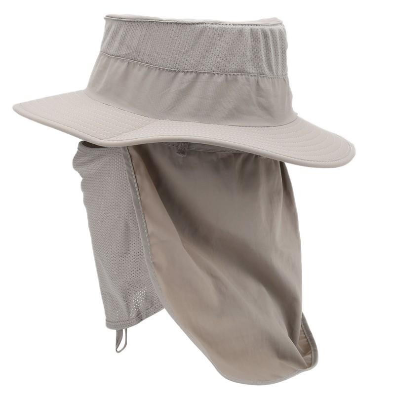 Fishing Hat Nylon Breathable Sun Protection Caps with Neck Flap
