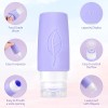 19 Botellas De Kit De Viaje Portátiles Contenedores Silicona