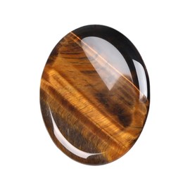 Tiger Eye Worry Stones, Tiger Eye Thumb Stone, Crystal Thumb Worry Stone, Reiki Balancing Thumb Stone, Therapy, Meditation (Tiger's Eye)