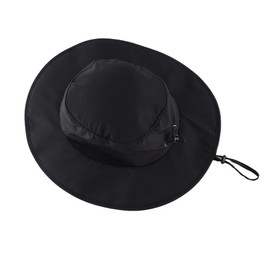Home Prefer UPF50+ Mens Sun Hat Wide Brim Fishing Hat UV Protection Hat Portable Gardening Bucket Hat Black