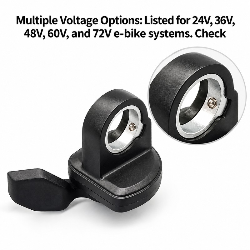 108X E-Bike Thumb Throttle for Electric Bike Control – Left