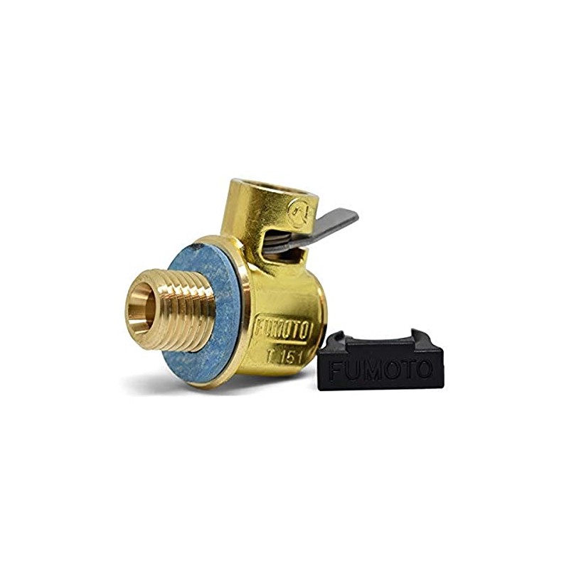 Fumoto F-133: STANDARD VALVE WITH 12MM-1.25 THREADS WITH LEVER CLIP