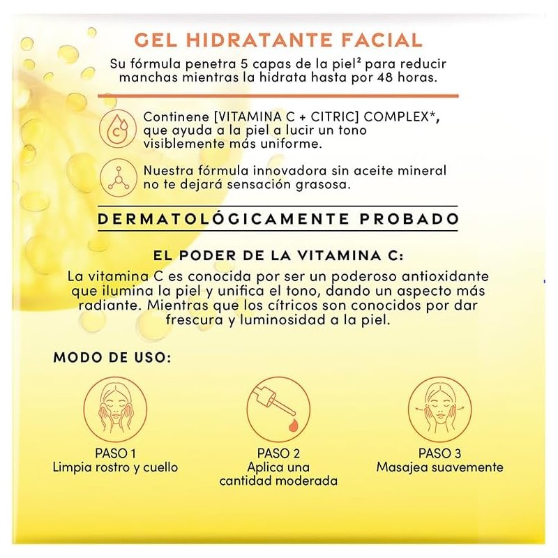 POND'S Gel Hidratante Facial Vs. Manchas Vitamina C 110g