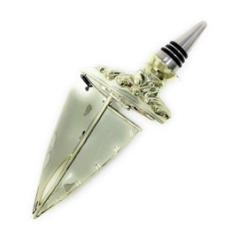 Sailboat Wine Bottle Stopper - Handmade with Stainless Steel Base and Repurposed Trophy Top
