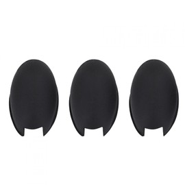 Saxophone Finger Rest, 3Pcs/Set Rubber Saxophone Palm Key Risers Pads, Black Sax Thumb Rest Cushions for Soprano Alto Tenor Sax,Wind instrument accessories