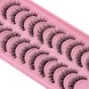Clear Band 3D False Eyelashes, Natural Eyelashes, Pure Handmade Natural