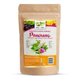Pancreas Compuesto Herbal 4 onzas Te, Pancreas Tea 4 Oz. Herbal Compound Hierbasmx