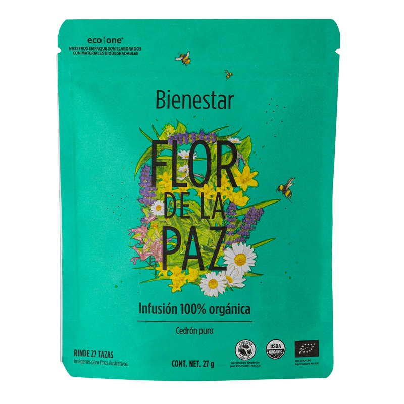 FLOR DE LA PAZ Kit de regalo con vaso infusor