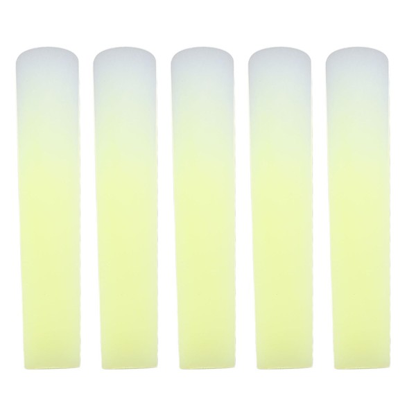 Pack of 5 Clarinet Reeds, Bb Clarinet Resin Reeds, Traditional