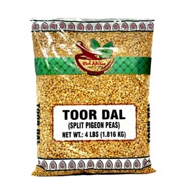 Desi Kitchen Toor Dal (Split Pigeon Peas) By Rani Foods Inc 4Lb (64oz)