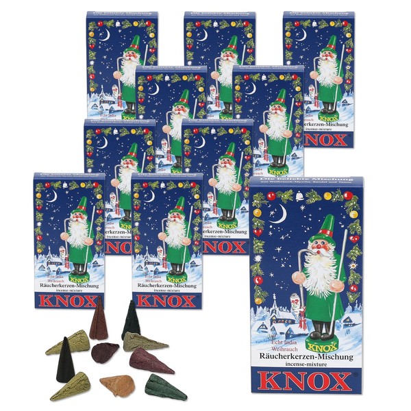 Value Pack of 10 Päckchen Knox Incense Cones using dropdown