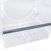 Window Bird Feeder Clear Sturdy Acrylic Window Bird House Feeder