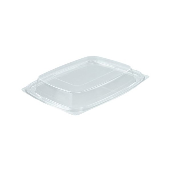 Dart C32DDLR Clear Plastic Dome Snap-on Lid - Fits 24 and 32 oz (Case of 504)