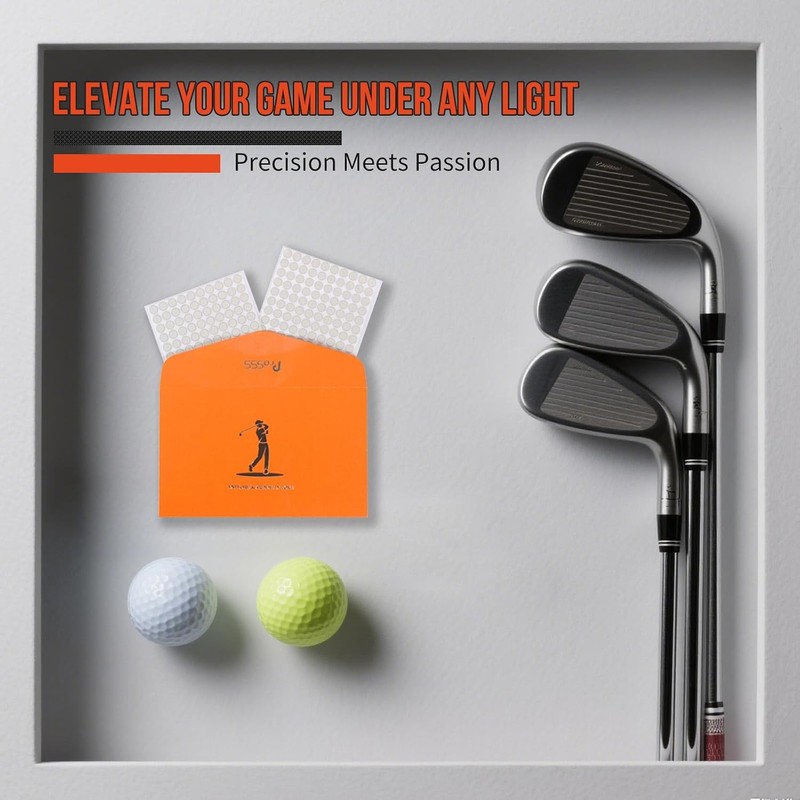 0.25" Reflective Dot Stickers for Golf Launch Monitors – 300