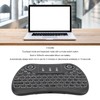 Mini Wireless Keyboard Touchpad Combo ABS Rechargeable Portable Remote Control